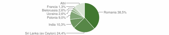 Grafico cittadinanza stranieri - Saponara 2014