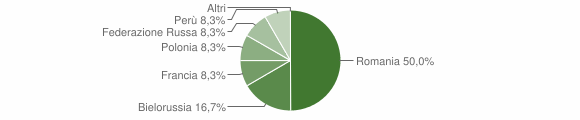 Grafico cittadinanza stranieri - Galati Mamertino 2008