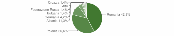 Grafico cittadinanza stranieri - Buccheri 2009