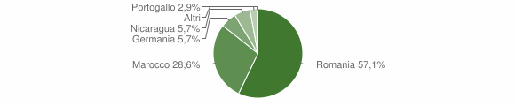 Grafico cittadinanza stranieri - Leni 2010