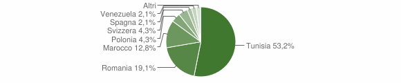 Grafico cittadinanza stranieri - Salaparuta 2015