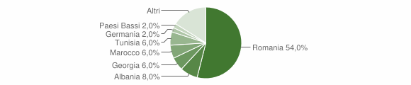 Grafico cittadinanza stranieri - Vicari 2013