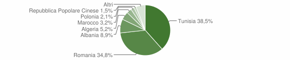 Grafico cittadinanza stranieri - Vittoria 2014
