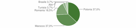 Grafico cittadinanza stranieri - Buscemi 2010
