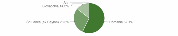 Grafico cittadinanza stranieri - Alì 2010