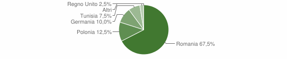 Grafico cittadinanza stranieri - Camastra 2008
