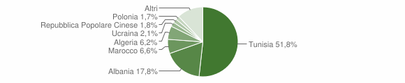 Grafico cittadinanza stranieri - 2005