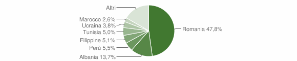 Grafico cittadinanza stranieri - Chiusi 2009