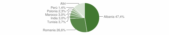 Grafico cittadinanza stranieri - Dicomano 2015