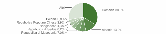 Grafico cittadinanza stranieri - Subbiano 2013