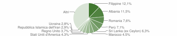 Grafico cittadinanza stranieri - Bagno a Ripoli 2006