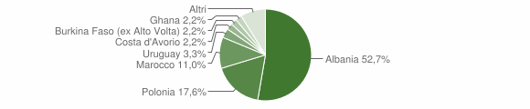 Grafico cittadinanza stranieri - Tiarno di Sopra 2008