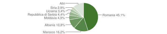 Grafico cittadinanza stranieri - Tuenno 2013