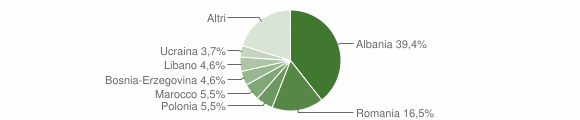 Grafico cittadinanza stranieri - Besenello 2013