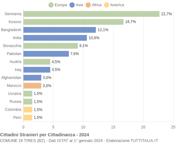 Grafico cittadinanza stranieri - Tires 2024