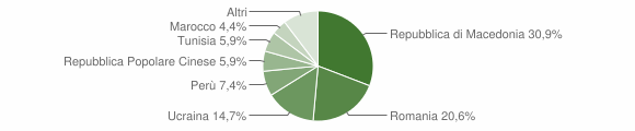 Grafico cittadinanza stranieri - Giovo 2010