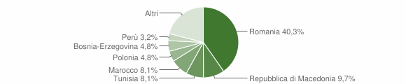 Grafico cittadinanza stranieri - Trambileno 2009
