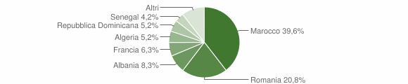 Grafico cittadinanza stranieri - Fénis 2013