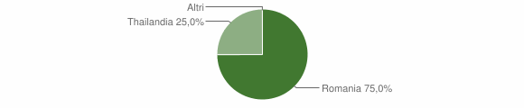 Grafico cittadinanza stranieri - Valgrisenche 2009