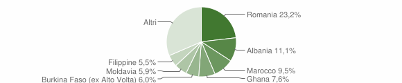 Grafico cittadinanza stranieri - Galliera Veneta 2014