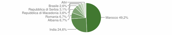 Grafico cittadinanza stranieri - Vestenanova 2015
