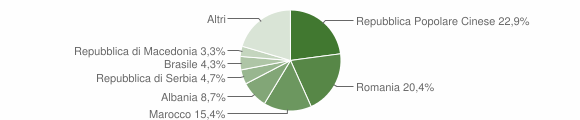Grafico cittadinanza stranieri - Cornuda 2009