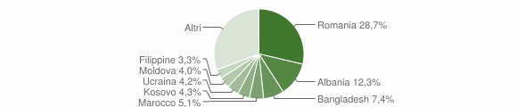 Grafico cittadinanza stranieri - Cavallino-Treporti 2023