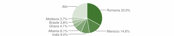 Grafico cittadinanza stranieri - Colognola ai Colli 2010