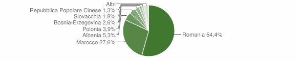 Grafico cittadinanza stranieri - Palù 2013