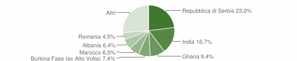 Grafico cittadinanza stranieri - Trissino 2015
