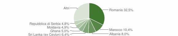 Grafico cittadinanza stranieri - Bussolengo 2015