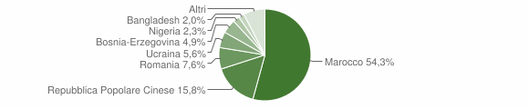 Grafico cittadinanza stranieri - Trecenta 2011