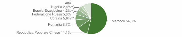 Grafico cittadinanza stranieri - Trecenta 2012