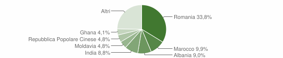 Grafico cittadinanza stranieri - Vigasio 2013