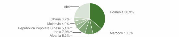 Grafico cittadinanza stranieri - Vigasio 2014