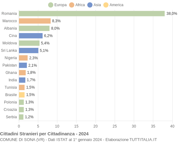 Grafico cittadinanza stranieri - Sona 2024